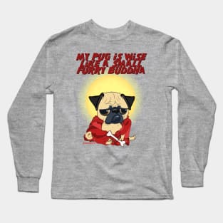 Buddha Pug Long Sleeve T-Shirt